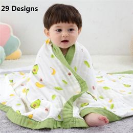 29 Pattern soft musiln cotton baby bedding blanket newborn muslin blanket swaddling kids children infant baby receiving blankets LJ201014