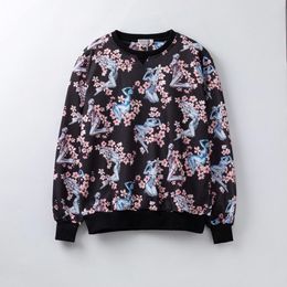 2020 Autumn Winter Super High Quality Circle Collar Robot Plum Blossom Sweater Colour Black - Size M-2XL