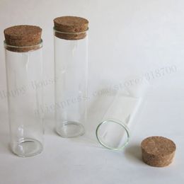 360 x 40ml Clear Glass Straight Tube with Wood Cork 40cc Empty Cosmestic Container Jar Stopper Bottle Gifts Storage