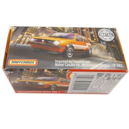 2020 Matchbox Cars 1:64 Car VOLK WAGEN GOLF MK 1 Metal Diecast Alloy Model Car Toy Vehicles LJ200930