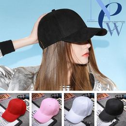 Plain Baseball Cap Hat Womens And Mens Adjustable Snapback Summer Ball Cap Sport Soild Sun Hats