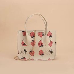 HBP Wholesale Handbags Purses Totes bags PU Leather Women Small Shoulder Bag Chain Strap Fruit style sweet bag