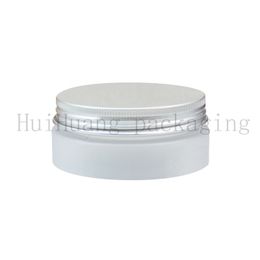 50pcs 50g empty round cosmetic cream PET jars,1.75 oz frosted containers for cosmetics packaging,empty plastic bottles