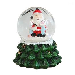 Gift Wrap Christmas Snow Crystal Ball Hanging Themed Decoration Cute Desktop Ornament1