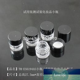 Jar Packing Container Eye Gel Case As Cream New Sequin 2g Black 2ml Clear Cap Empty Mini Sample Nail Glitter