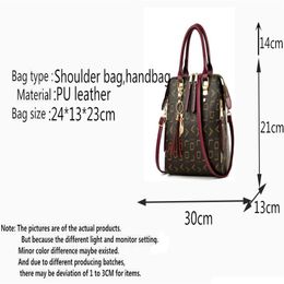 Female shoulder bags for women 2020 New fashion crossbody bag luxury handbags women bags designer travel Tassel bag207n