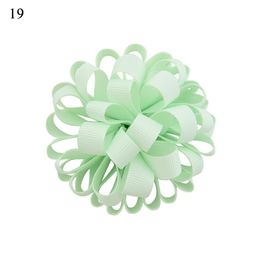 New Fashion Grosgrain Ribbon Flower With Elastic Rope Floral Hair Bands Kids Hair Accessories Girls Hair Accessories Scrunchie H jllGqj