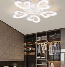 LED bedroom chandelier restaurant balcony modern glossy chandelier ceiling lamp Remote control + mobile APP control free shipp