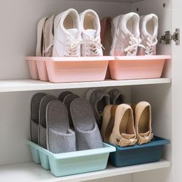 Clothing & Wardrobe Storage 3 Grids Durable Shoe Rack Anti-dust Box Cabinet Home Organiser