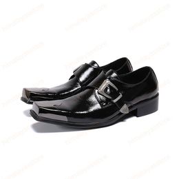 Mens Italian Dress Shoes Leather Church Shoes Burgundy Black Oxfords Cap Toe Social Gents Suit Shoes