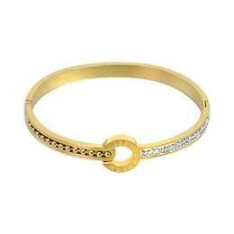 Bangle Stainless Steel Bracelet For Women Fashion Titanium Luxury Designer Jewellery Customised Christmas Gift Fe