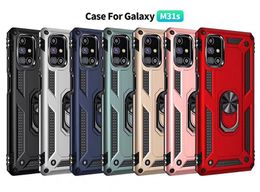 Armour Bumper Shockproof Kickstand Ring Stand Holder cover case for Samsung S20 PLUS NOTE20 Ultra Note10 S10 LITE A51 A71 A31 A21S M31S A41