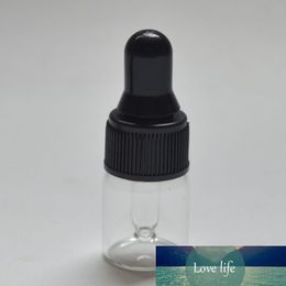 10pcs 2ml Small Clear Glass Vial with Pure Glass Dropper Cap Small Essential Mini Oil Dropper Bottle Free Shipping