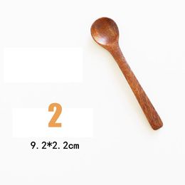 Wooden Spoon Tableware Tablespoon Stirring Spoon Milk Powder Spoon Teak Log Butter Knife Environmental Protection For Kids H jllPdl