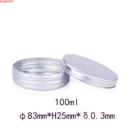 Hot Sale Cosmetic Jar Cream Packaging Box Refillable Travel Accessories Sample Pot Lotion Tin Can Storage Containers 100ml 30pcsgood quantit