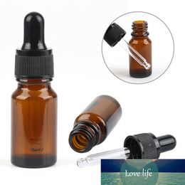 10ml Glass Pipette Amber Glass Dropper Bottle for Aromatherapy Essential Oil Refillable Bottles Container Bottle Makeup Tool