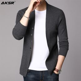 Men's Cardigan Sweaters Plus Size Warm Men Clothes Oversized Cashmere Cardigan Coats Casual Thin Cardigan Sweater for Men 201105