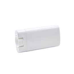 Portable DIY 15ml Plastic Empty Oval Deodorant Stick Containers Clear White Fashion Lip Balm Lipstick