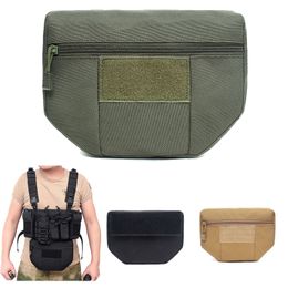 Outdoor Sports Airsoft Gear Molle Assault Combat Hiking Bag Accessory Camouflage Pack Tactical Vest Kit Pouch NO11-759