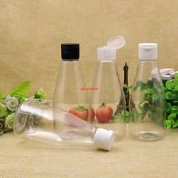 30pcs 200ml Empty Plastic clear Bottles Refillable Bottle with Flip Cap for Shampoo Lotion Cream Liquid Cosmetic Bottlegood package