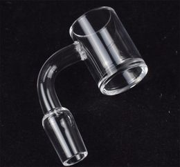 Quartz Banger Nails Quartz Nail 4mm Bottom Domeless 10mm 14mm 18mm for Glass Bong Dab Rig