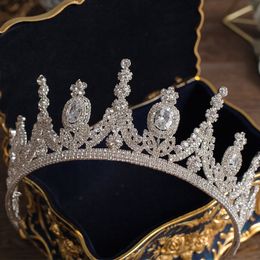 2021 Luxury Tiaras And Crowns Princess Pageant Engagement Headband Wedding Hair Accessories Evening Dress Bridal Jewellery