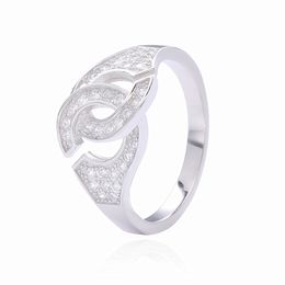 925 Sterling Silver Handcuff Ring For Women and Man French Popular Handcuff Shape Ring Sterling Silver Jewelry Making