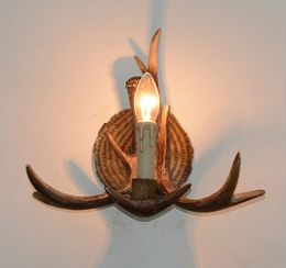 Personality Antler Art Wall Lamp Parlour Study Corridor Aisle Decorative Sconce Restaurant Cafe Bar Wall Mounted Lighting