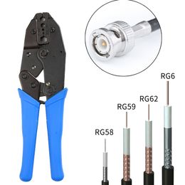 BNC Coaxial Cable Crimp Crimping Pliers 6.48/5.41/2.50/1.72/8.23mm For RG58, RG59, RG62, RG6 Y200321