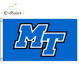 NCAA Middle Tennessee Blue Raiders Flag 3*5ft (90cm*150cm) Polyester flag Banner decoration flying home & garden flag Festive gifts