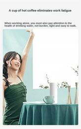 FreeShipping Portable Electric Kettle Thermal Cup Coffee Travel Water Boiler Temperature Control Smart Water Kettle