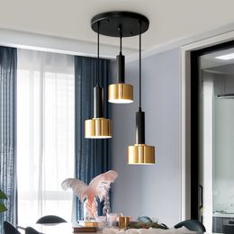 Nordic luxury restaurant pendant lights E27 living room lamps modern minimalist bar hanging lamps