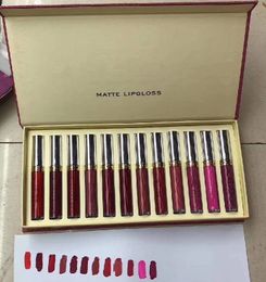 2021 makeup liP gloss 12color set maquillage brand make up matte lipgloss set