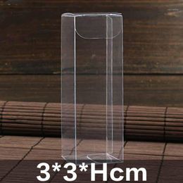 Gift Wrap 20pcs Pvc Box Large Transparent Waterproof Clear With Hanging Hole Packaging Plastic Storage Event&party1
