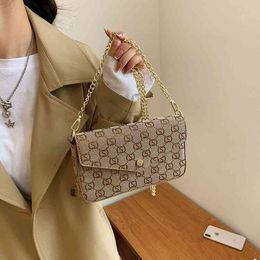 Womens Purses & Handbags Minority design new women's bag versatile chain small square three piece card sling Shoulder Messenger