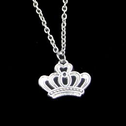 Fashion 22*18mm Imperial Royal Crown Pendant Necklace Link Chain For Female Choker Necklace Creative Jewellery party Gift