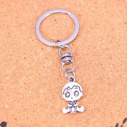 Fashion Keychain 24*13mm baby boy Pendants DIY Jewellery Car Key Chain Ring Holder Souvenir For Gift