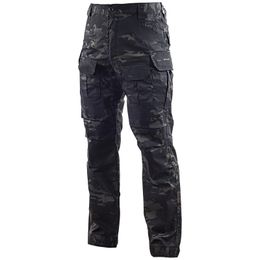 Sector Seven Military Multi Pockets Cargo Pants Dark Camouflage Regular Tactical Pants Active Men's Trousers LJ201104