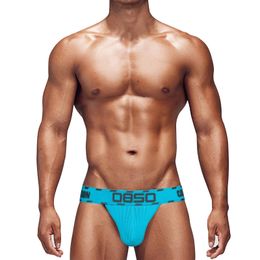 Brand Sexy Briefs Underpants Men High Fork Gay Bikini Man Panties Cotton Breathable Soft Cuecas Mens Underwear Slip 3Colour