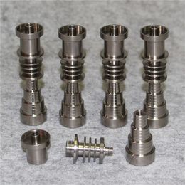 Hand tools Domeless Titanium Nail Universal Ti GR2 Nails Joint 10mm 14mm 18mm Male To Female For Dab Rig Glass Water Bong