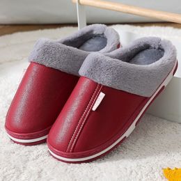 Women Plush Slippers Winter Warm Shoes Soft Sole Flats Male Female Couples Home Indoor Comfort Bedroom Ladies Fur Slides Y201026