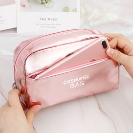 sac de cosmétiques petite célébrité web portable simple, coréenne grande capacité bagage à main