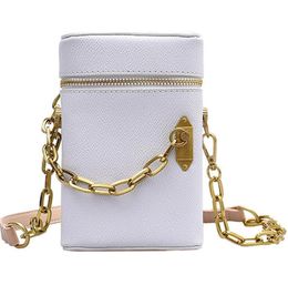 2022 New Mini phone box chain purse satche classic clutch Box Handbags for women Evening Bags Leather purse Cross Body Messenger Shoulder Bag