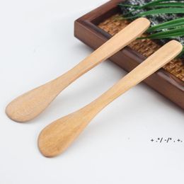 Wooden Japan Butter Knife Marmalade Dinner Knife Tabeware with Thick Handle Butter Jam Tool Friendly Wood Cheese Knife BBE13268