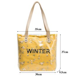 hbp fashion summer handbags large capacity beach bag women quality pvc handbag bohemian shoulder bag for women 240518
