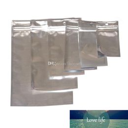 Multiple sizes Aluminum Foil Clear Resealable Valve Zipper Plastic Retail Packaging Packing Bag Mylar Bag Package Pouches