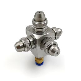 YS metal 8650 Stainless Steel Cluster Type Five Spray Air Atomizing Nozzle