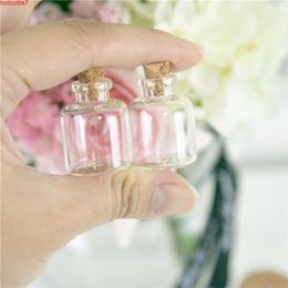 100 units 4ml Mini Transparent Glass Cork Bottles Vials Jars Empty Storage Wishing Decorative Diy Wholesalehigh quantity