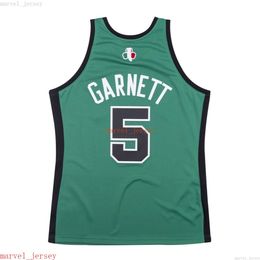 100% Stitched Kevin Garnett #5 Green 2007-08 Jersey XS-6XL Mens Throwbacks Basketball jerseys Cheap Men Women Youth