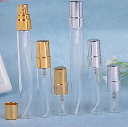 Wholesale 2ml 5ml 10ml high quality glass perfume spray atomizer bottles plastic Perfume Atomizer vialsgoods